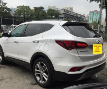 Hyundai Santa Fe 2.2L 4WD 2017 - Bán Hyundai Santa Fe 2.2L 4WD đời 2017, màu trắng