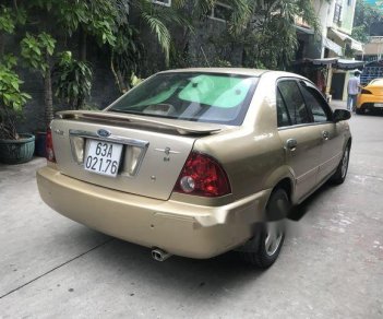 Ford Laser   1.8 MT 2002 - Cần bán lại xe Ford Laser 1.8 MT sản xuất năm 2002, màu ghi vàng 