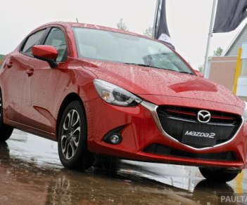 Mazda 2 2018 - Trả trước 148 triệu lấy ngay xe Mazda 2 HB đỏ, lãi suất hấp dẫn, bảo hành chính hãng 0932326725