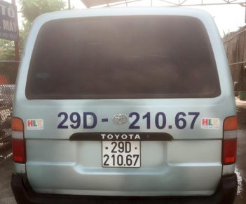 Toyota Hiace 2002 - Cần bán xe Toyota Hiace 2002, màu xanh