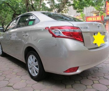 Toyota Vios 1.5E CVT 2016 - Bán ô tô Toyota Vios 1.5E CVT đời 2016, màu vàng số tự động giá cạnh tranh