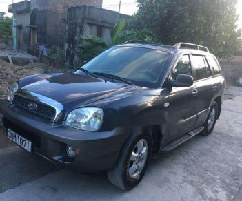 Hyundai Santa Fe 2005 - Bán ô tô Hyundai Santa Fe sản xuất 2005, màu đen, giá 275tr