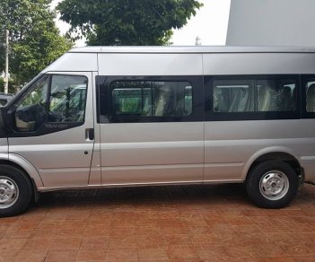 Ford Transit 2018 - Thái Bình Bán Ford Transit bản tiêu chuẩn, sản xuất 2018, màu bạc, xe như mới 100% chưa lăn bánh