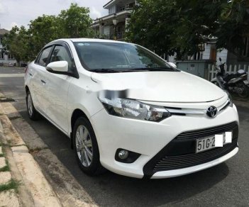 Toyota Vios   E  2016 - Bán Toyota Vios E sản xuất 2016, màu trắng số sàn