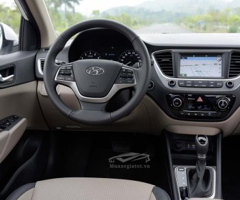 Hyundai Accent 2018 - Hyundai Lạng Sơn cần bán Hyundai Accent đời 2018, màu trắng, giá chỉ 425 triệu