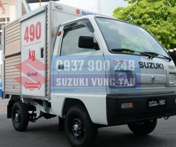 Suzuki Super Carry Truck 2018 - Bán Carry Truck 490kg thùng kín cửa trượt - chạy được giờ cấm