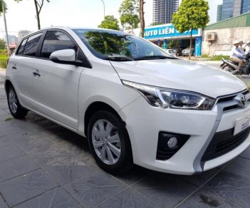 Toyota Yaris 1.5G 2017 - Cần bán xe Toyota Yaris 1.5G năm sản xuất 2017, màu trắng, nhập khẩu