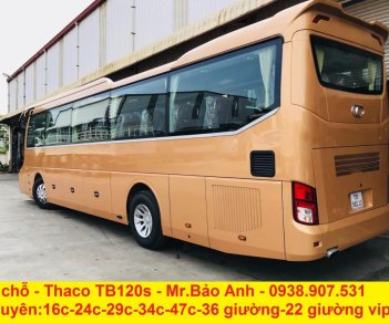 Thaco TB120S 2018 - Giá mua bán 47 chỗ Thaco TB120S, động cơ Weichai mới 2018