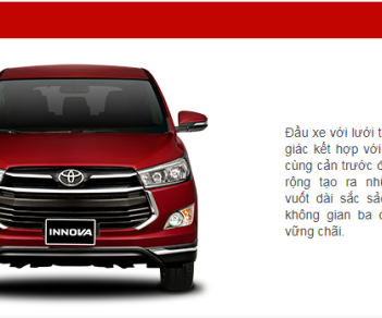 Toyota Innova Venturer 2018 - Bán Toyota Innova Venturer 2018 màu đỏ - Hỗ trợ trả góp 90%, bảo hành chính hãng 3 năm/Hotline: 0898.16.8118