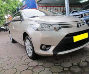 Toyota Vios 1.5E CVT 2016 - Bán ô tô Toyota Vios 1.5E CVT đời 2016, màu vàng số tự động giá cạnh tranh