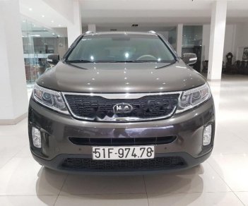 Kia Sorento 2016 - Cần bán xe Kia Sorento đời 2017, màu nâu như mới