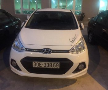 Hyundai Premio 1.2 AT 2015 - Bán Hyundai Grand i10 1.2 AT sản xuất năm 2015, màu trắng, nhập khẩu chính chủ