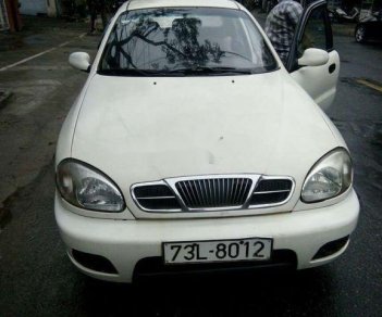 Daewoo Lanos 2002 - Cần bán Daewoo Lanos sản xuất năm 2002, màu trắng, 65tr