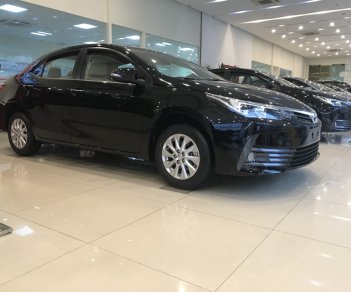 Toyota Corolla altis 1.8E CVT 2018 - Bán Toyota Corolla Altis 1.8E CVT 2018 - màu đen - Hỗ trợ trả góp 90%, bảo hành chính hãng 3 năm/hotline: 0898.16.8118