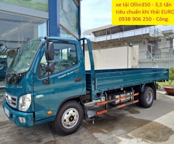 Thaco OLLIN 350 2018 - Bán xe Thaco Ollin350-3.5 tấn, tiêu chuẩn khí thải euro 4, thùng lửng, mui bạt, thùng kín