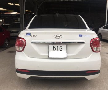 Hyundai Premio Base 1.2 MT  2015 - Bán Hyundai i10 Base 1.2 MT Sedan 2015, màu trắng, biển TP, giá TL, hỗ trợ trả góp