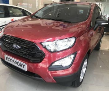 Ford EcoSport Ambiente 1.5L AT 2018 - Bán Ford EcoSport Ambiente 1.5L AT đời 2018, màu đỏ, 559tr