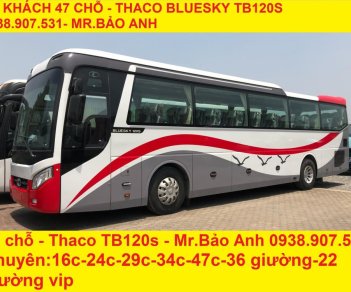 Thaco TB120s 2018 - Bán xe 47 chỗ Thaco Trường Hải TB120S, máy W336 W375