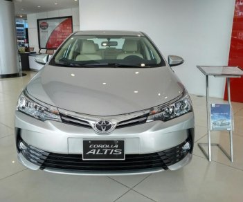 Toyota Corolla altis 1.8G CVT 2018 - Bán Toyota Corolla Altis 1.8G CVT 2018 - màu bạc - khuyến mãi lớn, nhận xe ngay trong tháng/hotline: 0898.16.8118