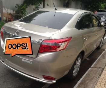 Toyota Vios 1.5E 2016 - Cần bán xe Toyota Vios 1.5E sản xuất năm 2016, màu vàng