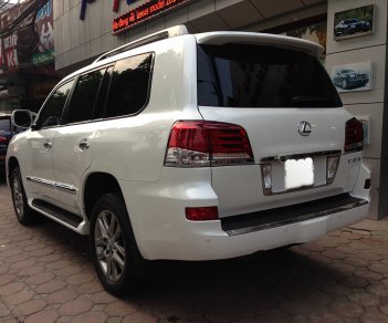 Lexus LX 570 2013 - Cần bán Lexus LX 570 2013, màu trắng, xe nhập Mỹ, biển Hà Nội