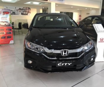 Honda City 1.5TOP 2018 - Bán ô tô Honda City 1.5 sản xuất 2018, màu đen, giá chỉ 599 triệu