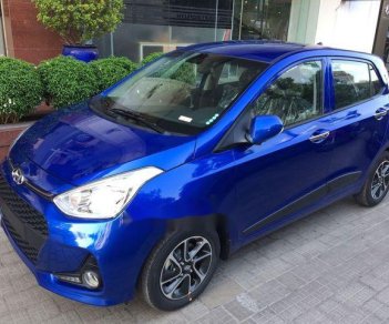 Hyundai Grand i10 1.2 AT 2018 - Bán Hyundai Grand i10 1.2 AT 2018, màu xanh lam, 405 triệu