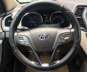 Hyundai Santa Fe 2.2 AT 2016 - Bán ô tô Hyundai Santa Fe 2.2 AT đời 2016, màu trắng còn mới, giá tốt