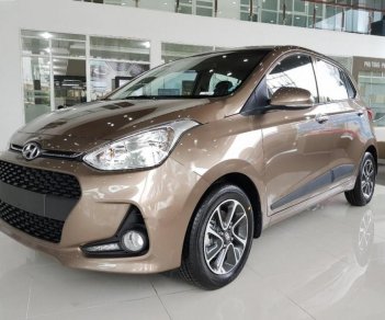 Hyundai Premio  1.2 AT 2018 - Cần bán xe Hyundai Grand i10 1.2 AT năm 2018, màu nâu