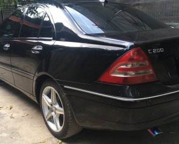 Mercedes-Benz C class  C200   2003 - Bán xe Mercedes C200 đời 2003, màu đen