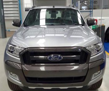 Ford Ranger Wildtrak 3.2  2017 - Hưng yên Ford bán tải Ranger Wildtrak 3.2 màu bạc, model 2018 mới toanh, giá rẻ sập sàn