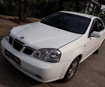 Daewoo Lacetti EX 1.6 MT 2004 - Bán ô tô Daewoo Lacetti EX 1.6 MT đời 2004, màu trắng