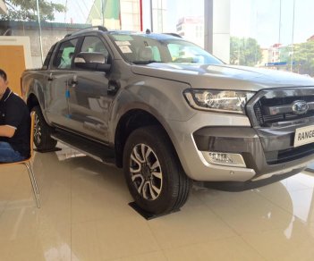 Ford Ranger 3.2 Wildtrak  2017 - Ford Vĩnh Phúc bán tải Ranger 3.2 mới toanh, màu ghi vàng giao luôn, giá khuyến mại sốc