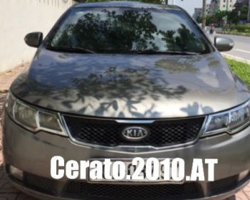 Kia Cerato  1.6L AT  2010 - Bán xe Kia Cerato 1.6L AT 2010, màu xám, xe nhập 