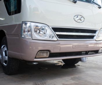 Hyundai County 2010 - Bán xe 29 chỗ Hyundai County 2010 của nhà máy 3/2, đời 2010 màu ghi vàng tại TPHCM