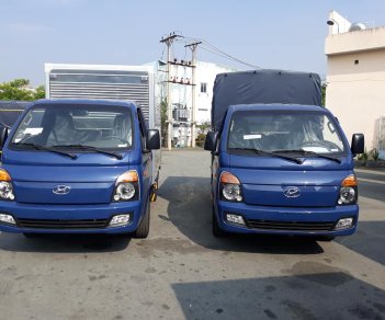 Hyundai Porter 150  2018 - Cần bán Hyundai Porter 150 mui bạt năm sản xuất 2018, màu xanh lam, xe nhập