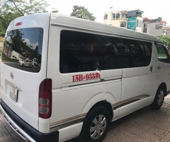 Toyota Hiace 2.5 2010 - Cần bán xe Toyota Hiace 2.5 sản xuất năm 2010, màu trắng chính chủ, giá chỉ 399 triệu