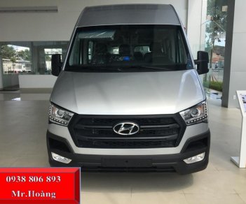 Thaco HYUNDAI Solati H350 2017 - Bán xe khách 16 chỗ Thaco Hyundai Solati H350 đời 2017 màu ghi vàng, xe có sẵn