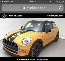 Mini Cooper 2018 - Bán Mini Cooper năm sản xuất 2018, màu vàng chính chủ, 490 triệu