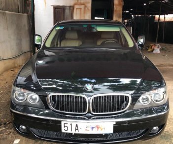 BMW 7 Series 750Li 2007 - Cần bán gấp BMW 7 Series 750Li đời 2007, màu đen, nhập khẩu nguyên chiếc, 900 triệu