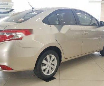 Toyota Vios   1.5E 2018 - Bán xe Toyota Vios 1.5E đời 2018, màu ghi vàng 