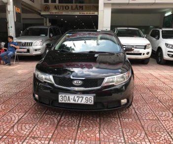 Kia Forte SLi 2009 - Cần bán lại xe Kia Forte SLi 2009, màu đen, nhập khẩu nguyên chiếc, giá chỉ 395 triệu