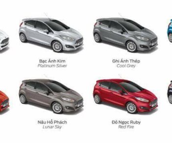 Ford Fiesta  1.5L AT 2018 - Bán Ford Fiesta hatchback 1.5L AT đời 2018, màu trắng, 510tr