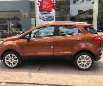 Ford EcoSport Titanium 2018 - Cần bán xe Ford EcoSport titanium 2018, màu cam, 648tr