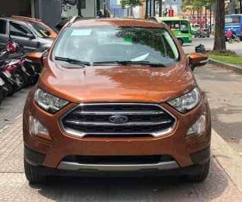 Ford EcoSport Titanium 2018 - Cần bán xe Ford EcoSport titanium 2018, màu cam, 648tr