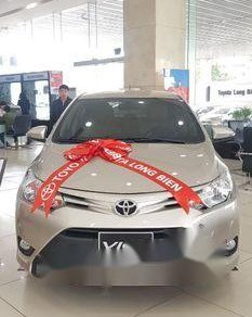 Toyota Vios   1.5E 2018 - Bán xe Toyota Vios 1.5E đời 2018, màu ghi vàng 