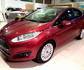 Ford Fiesta S 1.5 AT 2018 - Bán Ford Fiesta Titanium năm 2018, màu đỏ, 500tr