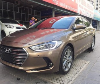 Hyundai Elantra 2.0 AT 2016 - Bán Hyundai Elantra GLS 2.0AT năm sản xuất 2016, màu nâu