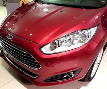 Ford Fiesta S 1.5 AT 2018 - Bán Ford Fiesta Titanium năm 2018, màu đỏ, 500tr