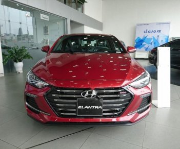 Hyundai Elantra Sport 1.6 AT 2018 - Bán Hyundai Elantra 1.6AT Sport sản xuất 2018, màu đỏ 